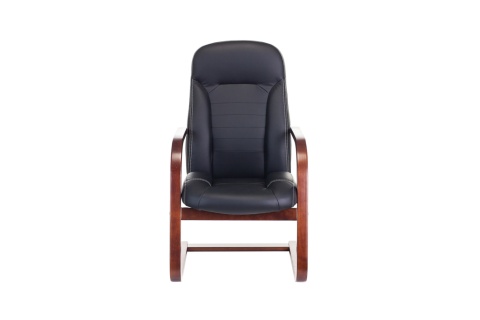 Кресло Бюрократ T-9923WALNUT-AV черное